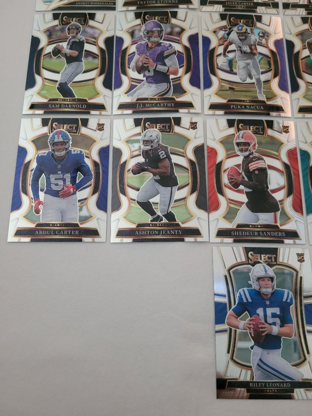 2025 Panini Select NFL Trading Card Lot Football 16 Cards - Picture 4 of 15